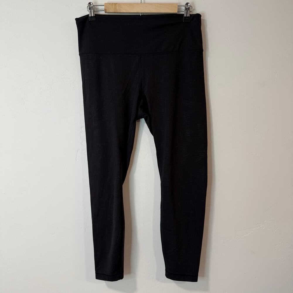Lululemon Women's Wunder Train High Rise Tight Legging Black Foil 12‎